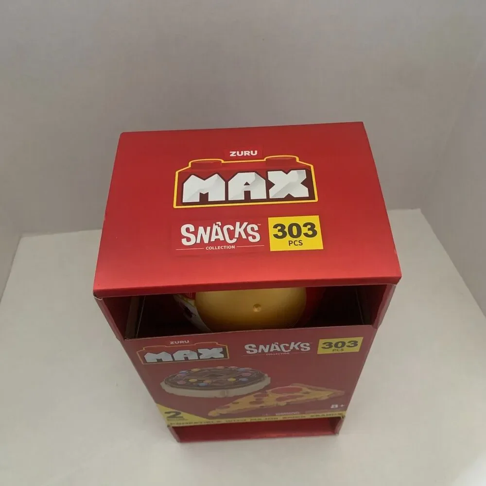 Zuru Max Snacks Collection Doughnut And Pizza 303 PCS Bricks Set Brand New